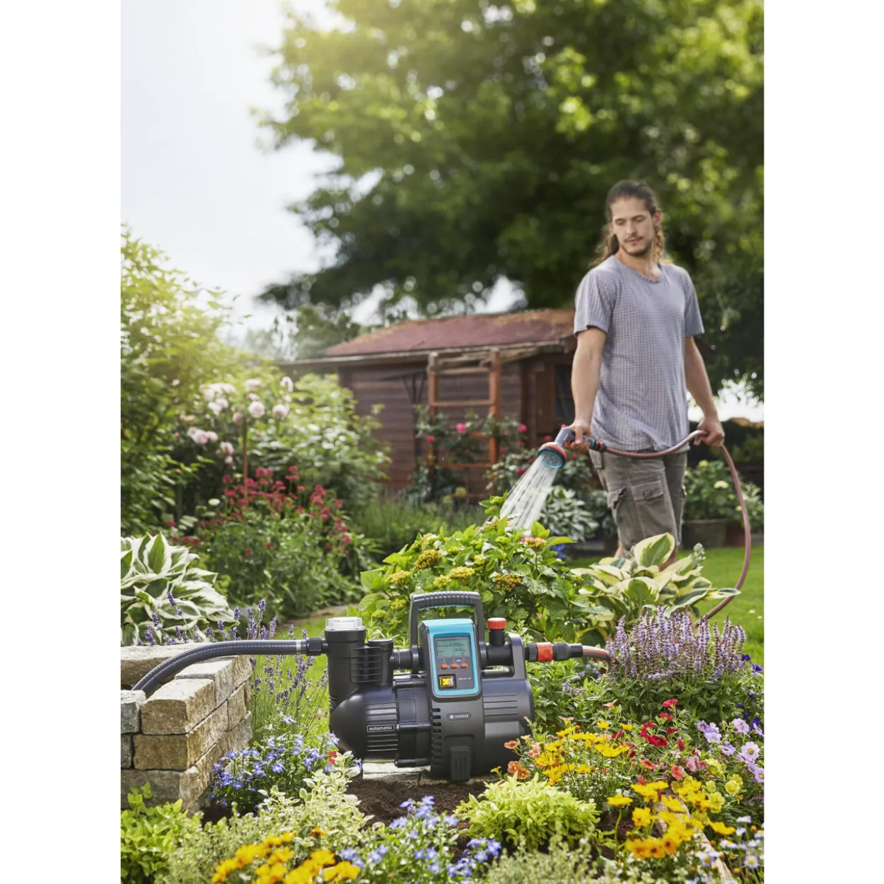 Painevesipumppu Gardena Comf.5000/5E Lcd