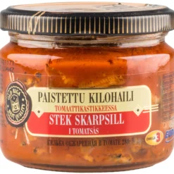 Paistettu kilohaili 280 g tomaattikastikkeessa