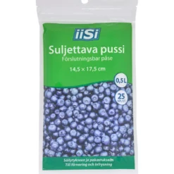 Pakastuspussi Iisi 0,5 l 25 kpl suljettava
