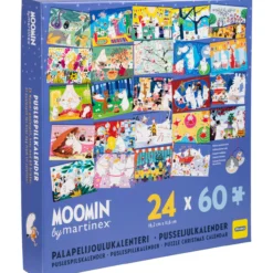 Palapelijoulukalenteri Peliko 24 x 60 palaa Muumi