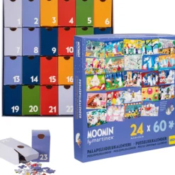 Palapelijoulukalenteri Peliko 24 x 60 palaa Muumi
