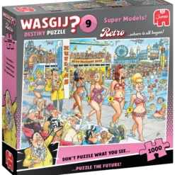 Palapeli Jumbo 1000 palaa Wasgij Retro Destiny 9 Super Models!