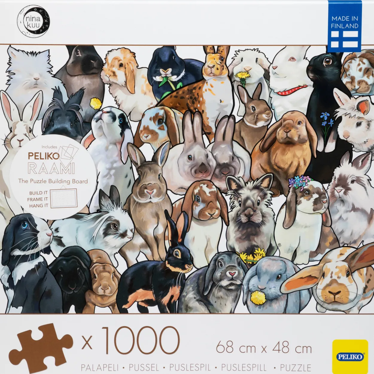 Palapeli Peliko 1000 palaa Nina Kuu Kanit