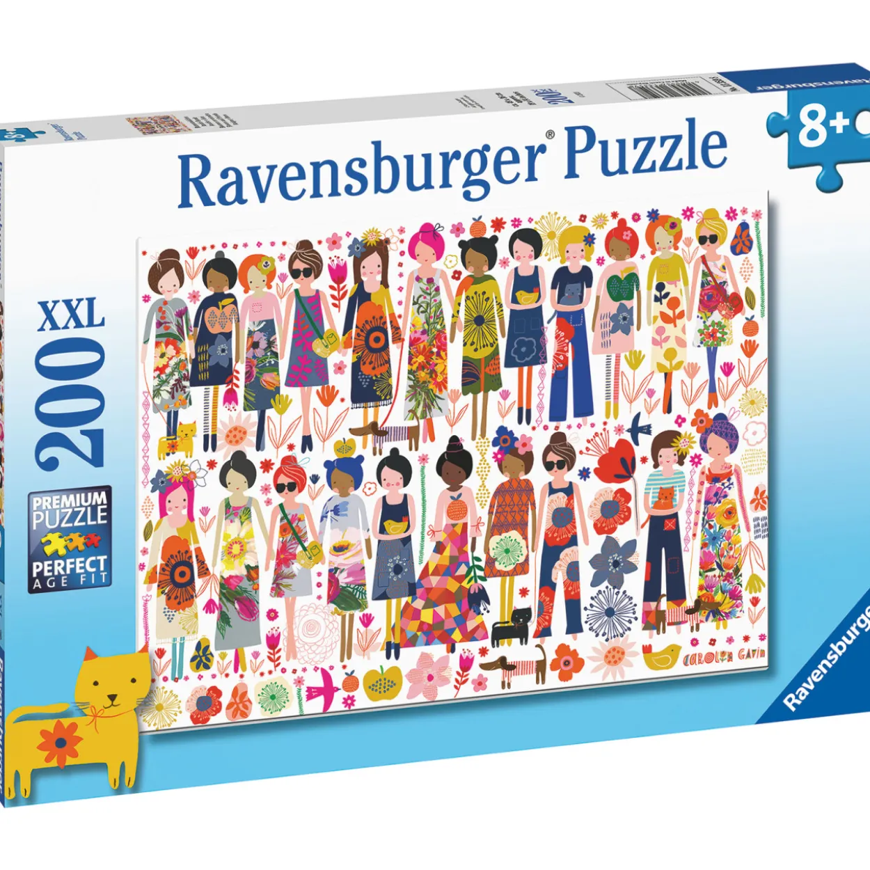Palapeli Ravensburger Flowers And Friends 200 palaa