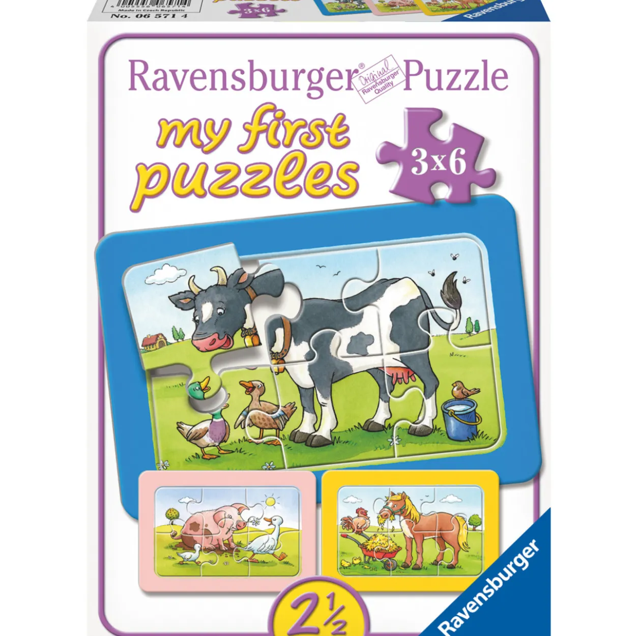 Palapeli Ravensburger Good Animal Friends 3x6 palaa