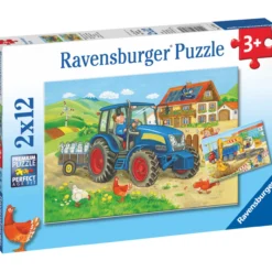 Palapeli Ravensburger Hard At Work 2x12 palaa