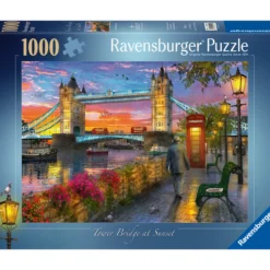 Palapeli Ravensburger 1000 palaa Tower Bridge At Sunset