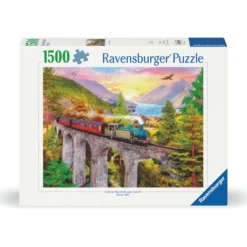 Palapeli Ravensburger 1500 palaa Autumn Viaduct