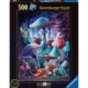 Palapeli Ravensburger 500 palaa Moonlight Mushrooms Glow