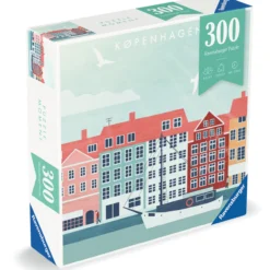 Palapeli Ravensburger 300 palaa City Kopenhagen Ad