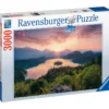 Palapeli Ravensburger 3000 palaa Lake Bled, Slovenia