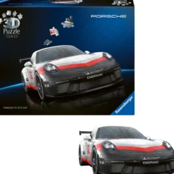 Palapeli Ravensburger 108 palaa Iconics Porsche 911 GT3 Cup