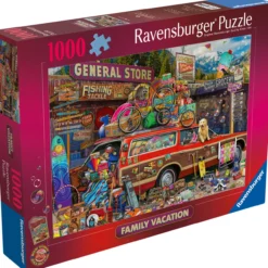 Palapeli Ravensburger 1000 palaa Family Vacation