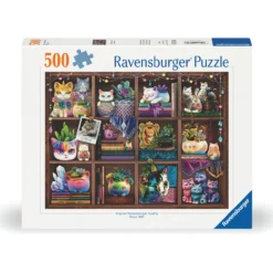 Palapeli Ravensburger 500 palaa Cubby Cats and Succulents