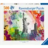 Palapeli Ravensburger 500 palaa New York Postcard