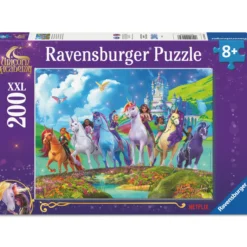 Palapeli Ravensburger 200 palaa Unicorn Academy XXL
