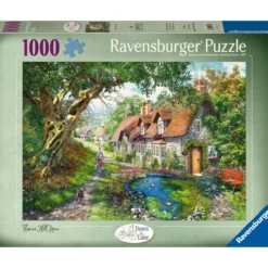 Palapeli Ravensburger 1000 palaa Flower Hill Lane