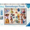 Palapeli Ravensburger 100 palaa Disney Multicharacter XXL
