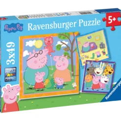 Palapeli Ravensburger Peppas' Family And Friends 3x49 palaa
