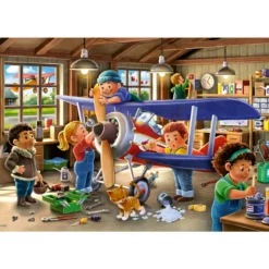 Palapeli Ravensburger 2 x 24 palaa Airplane & Train ​Repairs