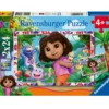 Palapeli Ravensburger 2 x 24 palaa Dora the Explorer