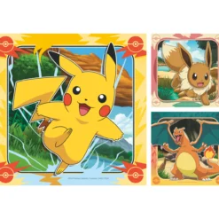 Palapeli Ravensburger 3 x 49 palaa Pokémon