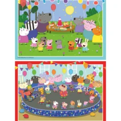 Palapeli Ravensburger 2 x 24 palaa Peppa Pig