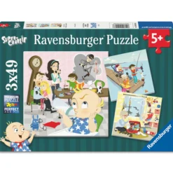 Palapeli Ravensburger 3 x 49 palaa Super Charlie