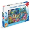 Palapeli Ravensburger 3 x 49 palaa Under Water