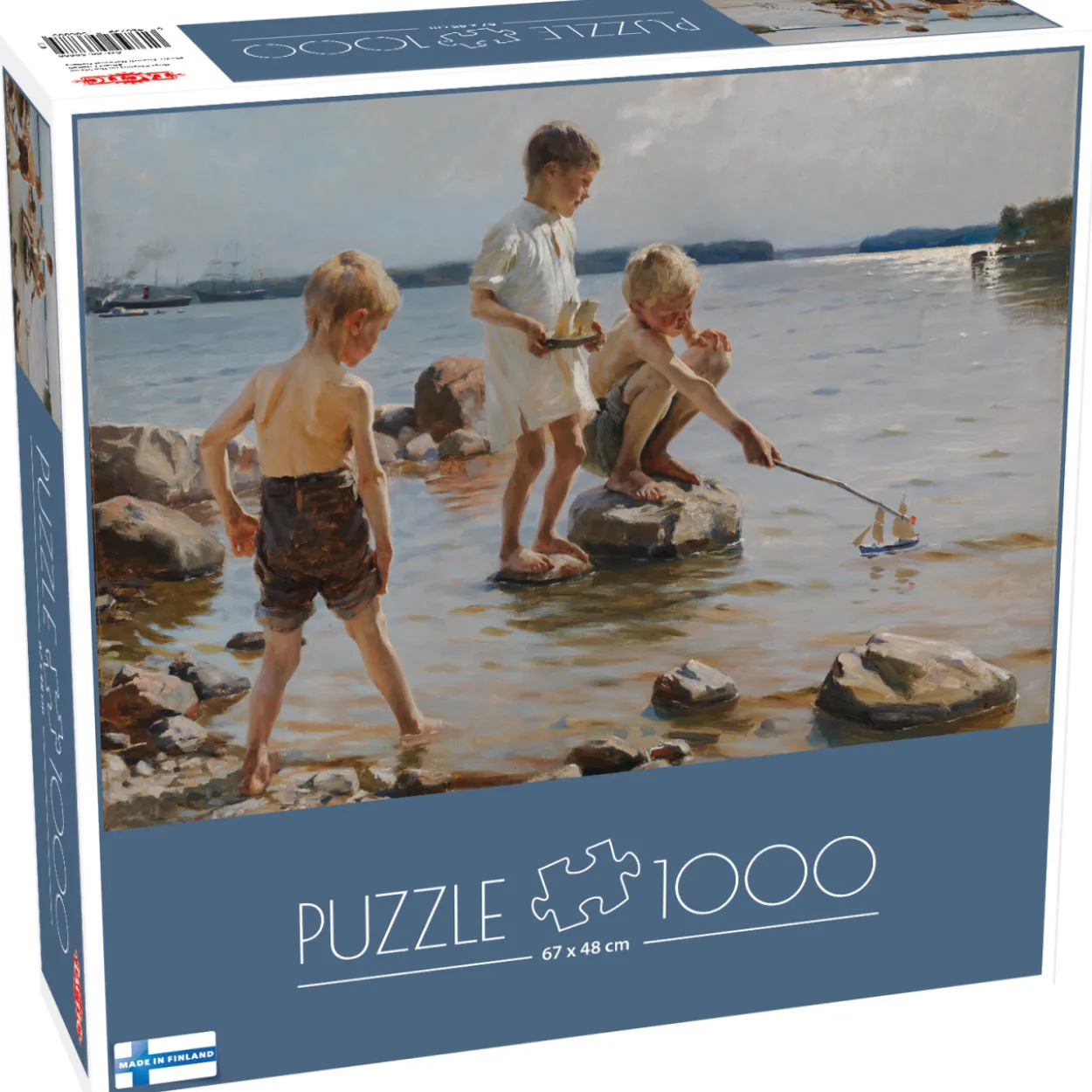 Palapeli Tactic 1000 palaa A. Edelfelt Boys Playing on the Shore