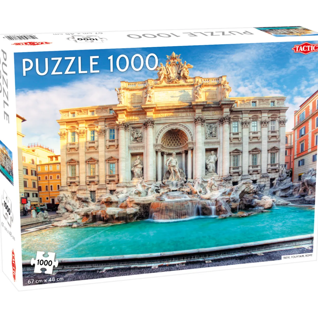 Palapeli Tactic 1000 palaa Trevi Fountain