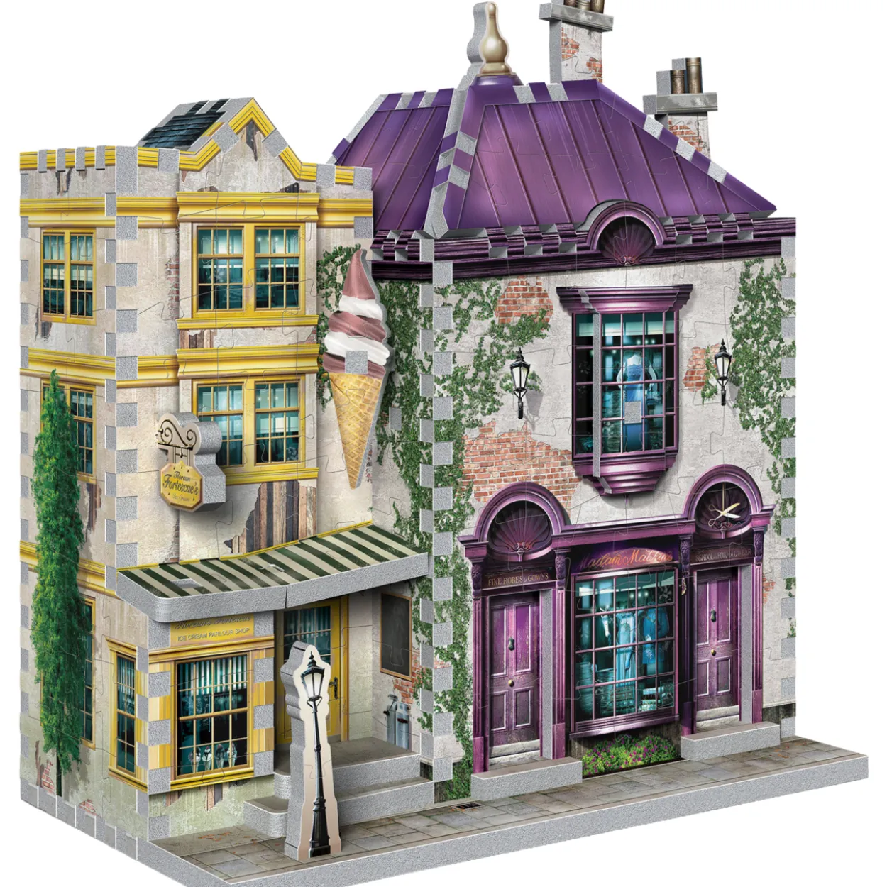 Palapeli Wrebbit 3D Madam Malkin's & Florean Fortescue 290 palaa