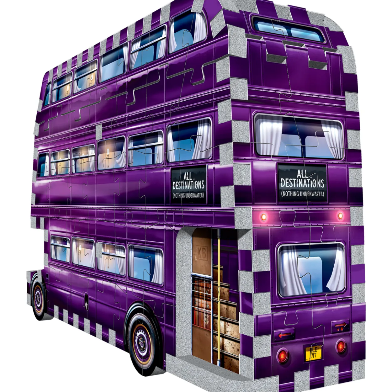 Palapeli Wrebbit 3D Mini Knight Bus 130 palaa