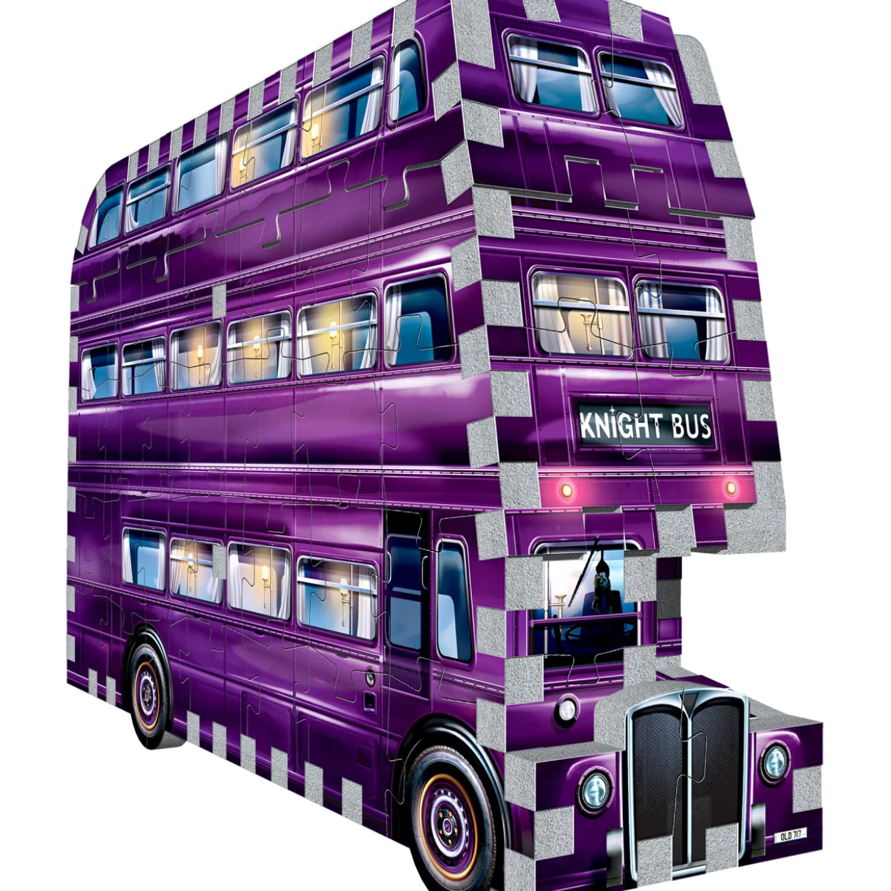 Palapeli Wrebbit 3D Mini Knight Bus 130 palaa