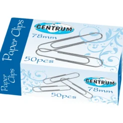 Paperiliitin Centrum 78 mm 50 kpl