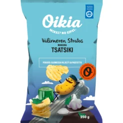 Perunalastu Oikia 250 g Välimeren Stratos Tsatsiki