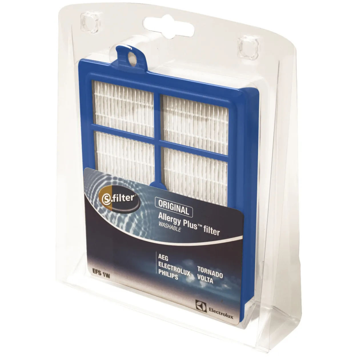 Pestävä suodatin Allergy Plus EFS1W s-filter