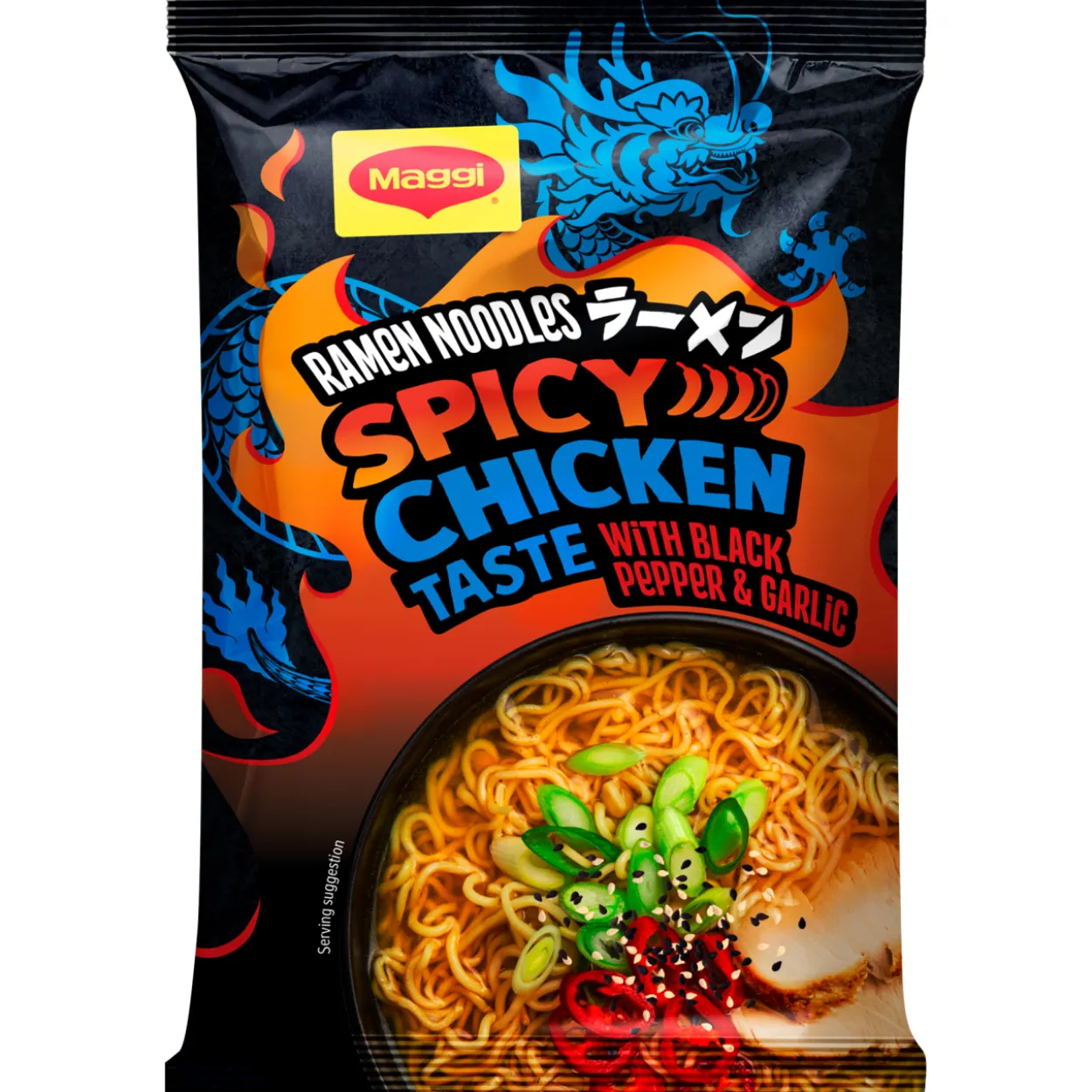 Pikanuudeli Maggi 62 g Ramen Spicy Chicken