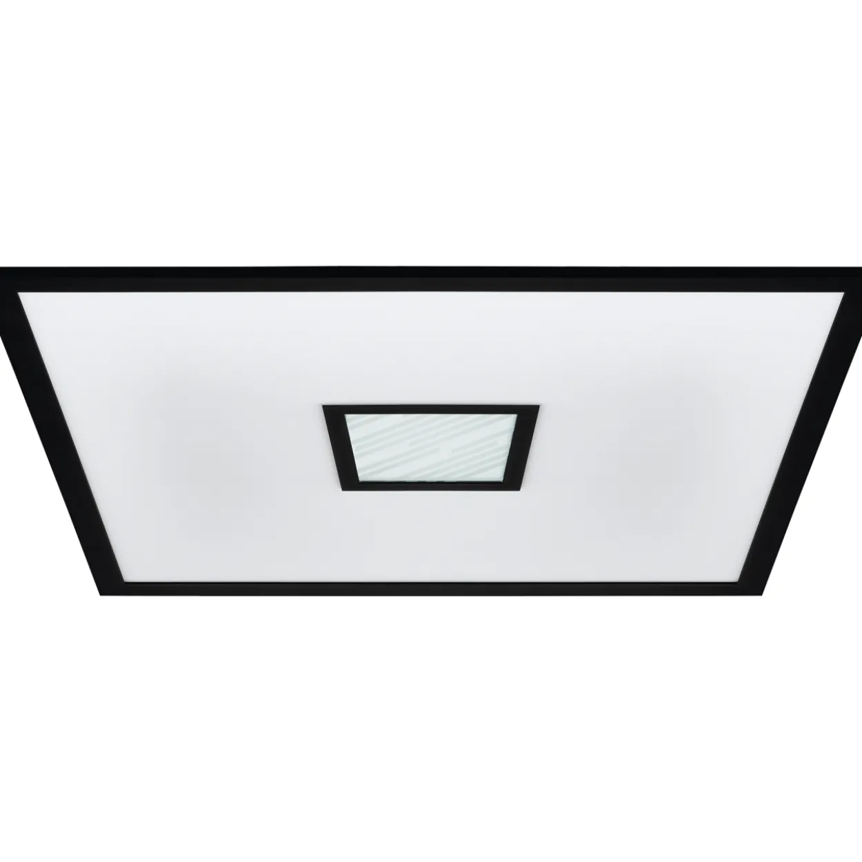 Plafondi EGLO Bordonara led 36W 59,5x59,5cm musta/valkoinen