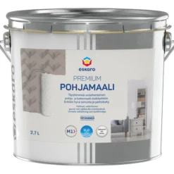 Pohjamaali Eskaro Premium valkoinen 2,7 l