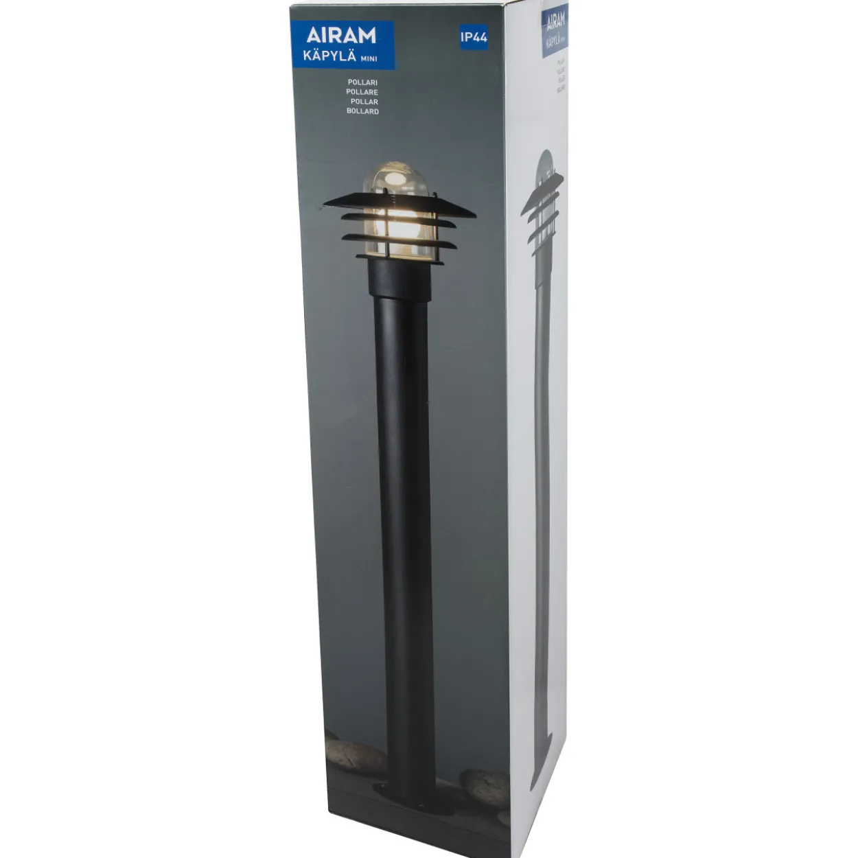 Pollarivalaisin Käpylä Mini P 1100 IP44 E27 60 W, musta