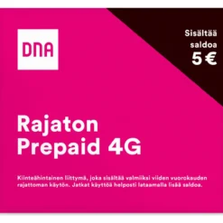 Prepaid-aloituspakkaus DNA 4G Rajaton