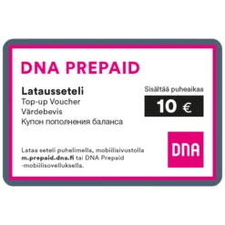 Prepaid-latausseteli 10 euroa