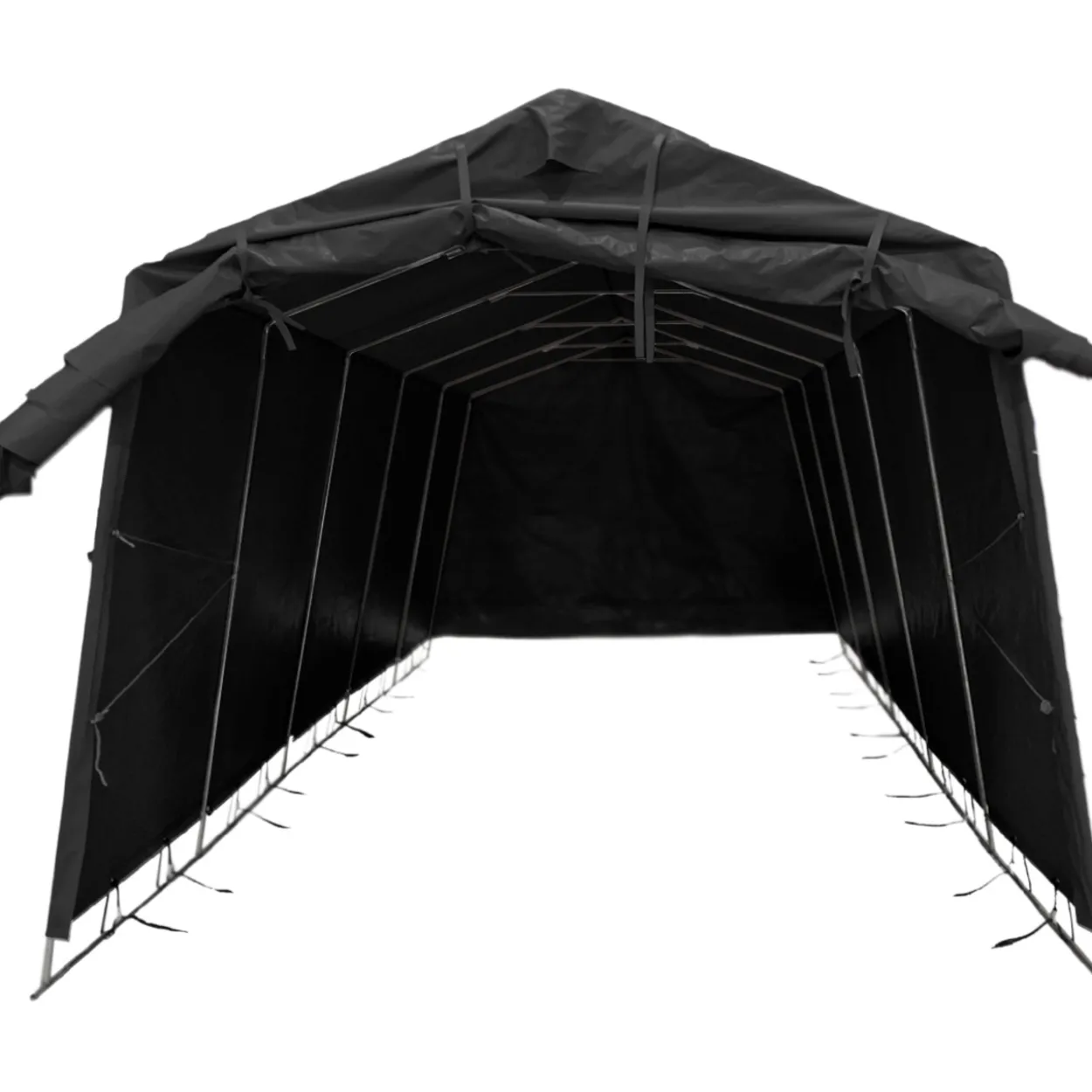 Pressutalli Fornorth 3,4 x 7 m, 500g/m2, musta