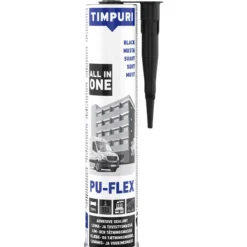 PU-FLEX Liima- ja tiivistysmassa 300 ml, musta