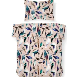 Pussilakanasetti Nordic Tricot 150 x 210 cm Paratiisilinnut