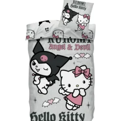 Pussilakanasetti 150 x 210 cm Hello Kitty