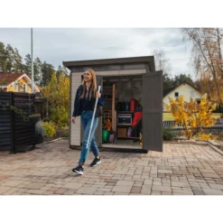 Puutarhavaja Upyard Strongbox L, 203 x 163 x 225 cm, harmaa/musta