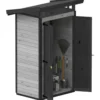 Puutarhavaja Upyard Strongbox S, 127 x 87 x 220 cm, harmaa/musta
