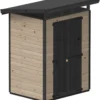 Puutarhavaja Upyard Strongbox M, 163 x 127 x 222 cm, ruskea/musta